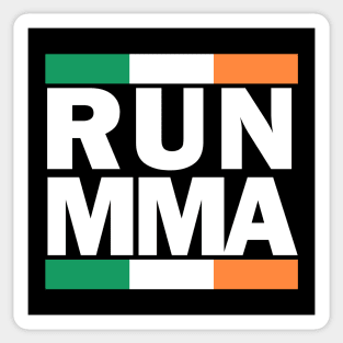 RUN MMA Sticker